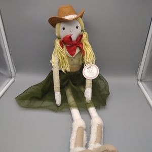 29" Tall Pottery Barn Kids PBK 2013 Sidney Australia Designer Doll, FREE US Ship